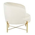 thumbnail image 3 of LumiSource Chloe Accent Chair, Gold/Emerald Green, 3 of 7