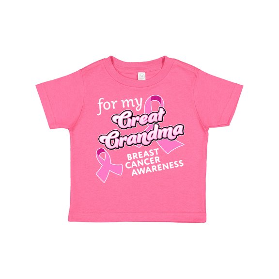 Inktastic For My Great Grandma-breast Cancer Awareness Boys or Girls Toddler T-Shirt