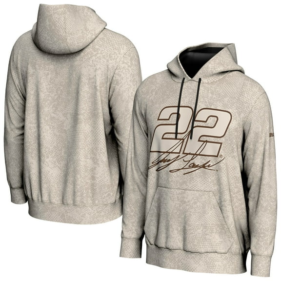 Men's-ProSphere  Tan Joey Logano 2025 NASCAR Salutes Collection Pullover Hoodie