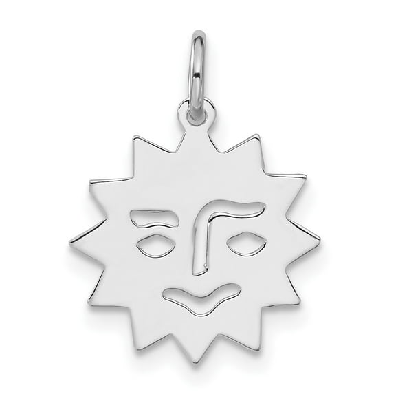 Sterling Silver Sun Charm