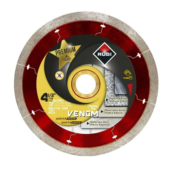 Rubi Diamond Blades BLADE RED COBRA DRY/WET 4 1/2" (Continuos)