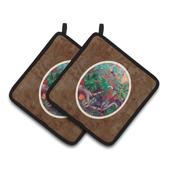 Bird - Toucan Pair of Pot Holders