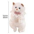thumbnail image 3 of Realistic Ragdoll Cat Stuffed Animal Backpack Cat Backpack Plush Toy Cute Handcrafted Cat-Shaped Bag Stuffed Animals Backpack for Women Casual Backpack for & Cat Lovers, 3 of 6