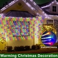 thumbnail image 2 of 96 LED Net Mesh Lights Outdoor, 5Ft x 5Ft Waterproof String Lights with 8 Modes Plug in Connectable Mesh Lights for Bushes Holiday Yard Garden Party Wedding Christmas Decorations, 2 of 3