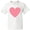 AA-White, variant on Inktastic Pink Valentine's Day Heart Youth T-Shirt