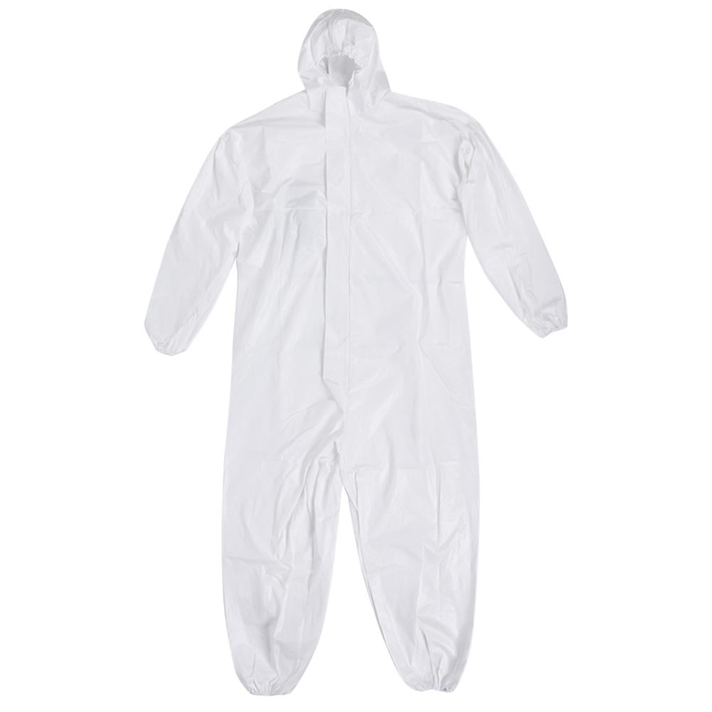 LYUMO Disposable Protection Suit Hooded Coverall Full Body Safety Clothing Men Women Unisex(XL