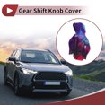 thumbnail image 2 of Unique Bargains Automotive Manual Gear Shift Knob Cover Purple Polyester 3D Printed Hoodie Style, 2 of 7