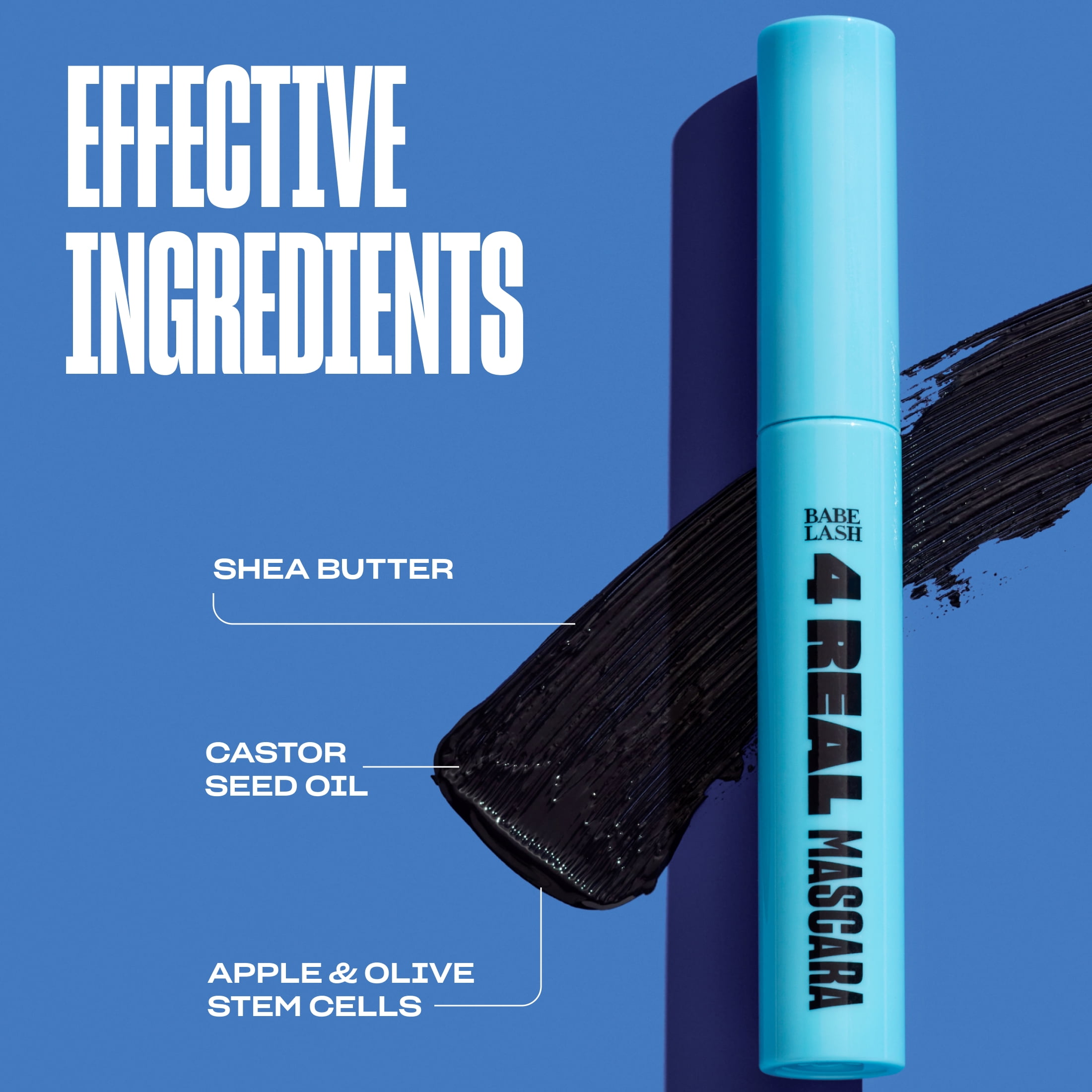(2 pack) Babe Original 4 Real Volume Mascara for Length and Lift - Black, 8.5g