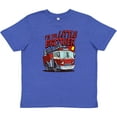 thumbnail image 3 of Inktastic Little Brother Fire Truck Youth T-Shirt, 3 of 5