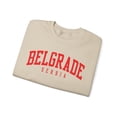 thumbnail image 3 of Belgrade Serbia Sweatshirt Gifts Crew Neck Shirt Long Sleeve Unisex, 3 of 7