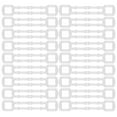 thumbnail image 2 of 100 Pcs Plastic Buckles Banding Strapping Clips Plastic Poly Strapping Buckles For Plastic Strapping Packing And Shipping, 2 of 8