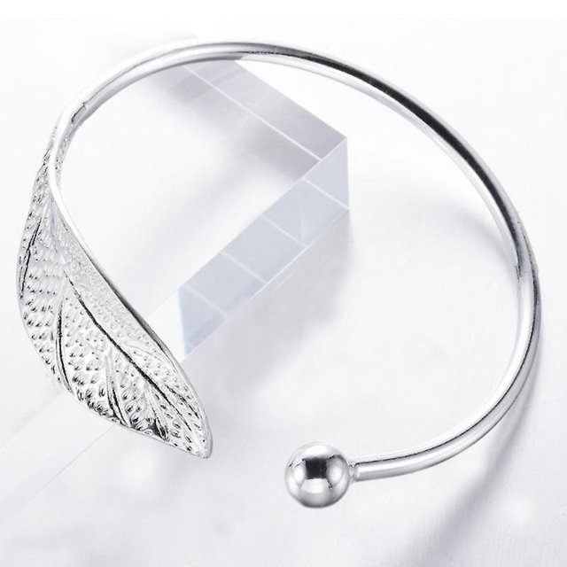 Pulsera Apertura ShuxiuWang Dulce Viento Elegante Pequeña Hoja Fresca