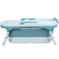 thumbnail image 2 of 55 inch Foldable Bathtub,Large Collapsible Tub,Freestanding Surround Collapsible Bathtub,No Lid,Hot Bath,Ice Bath, 2 of 14