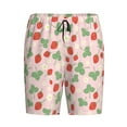 thumbnail image 4 of Wukai Strawberry And Flowers Men’s Short Pajama Pants With Pockets Soft Sleep Pj Shorts for Men-4X-Large, 4 of 6