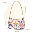 thumbnail image 3 of FORMRS Womens Shoulder Bag with Chain Strap Clutch Purse Cute Tote Handbag, Purple Retro Flower, 3 of 7