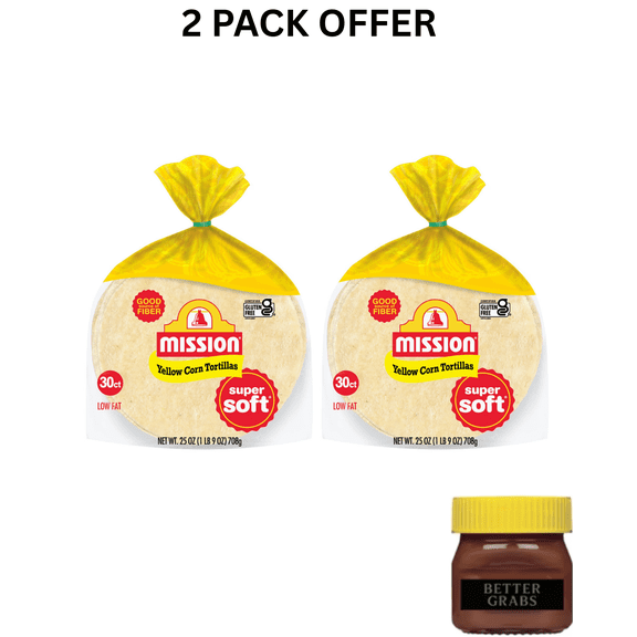 Mission Super Soft Yellow Corn Tortillas, (30 Count)