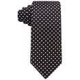 thumbnail image 5 of Black and White Polka Dot Tie - Pin Dot Tie for Him, 5 of 5