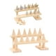 thumbnail image 5 of Organizador de exhibición de anillos de dedo en forma de cono de madera maciza para cajón de exhibición de joyas 2 niveles, 5 of 8