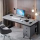 thumbnail image 1 of Slate Luxury Office Desks Modern Study Write Home Drawers Office Desks Simplicity Design Bureaux Meuble Work Furniture QF50OD My Lux Decor Round, 1 of 6