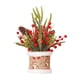 thumbnail image 2 of pstuiky Otoños Acción de Gracias Esquejes de hojas de arce Ramo Mesa Jarrón Esquejes Simulación Sol Flor de seda Decoración de calabaza Adornos de arreglos florales de otoño, 2 of 6