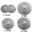 thumbnail image 2 of Set de platillos Arborea Low Volume Hihats+16 Crash+18 Crash+20 Ride, 2 of 8