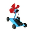 thumbnail image 1 of Jouet Modèle de Véhicule à Énergie Éolienne avec Moteur Kit de Construction Projets de Bricolage, 1 of 9