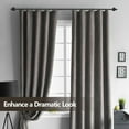 thumbnail image 6 of DEROFIT Double Curtain Rods for Windows 28 to 48 inches,1 inch Wrap Around Telescoping Curtain Rod for Patio, Indoor & Outdoor, Matte White, 6 of 7