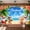 1A, variant on Tropical Theme Christmas in July Banner Festive Beach Design Vibrant Holiday Decoration for Summer Party Celebration Tropical Beach Event