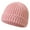 Pink, variant on ZACPNCV Baby Knitted Beanie Boys Girls Winter Warm Hats Short Cuff Knit Beanie Gift Idea for Infant Black 0-12 Months