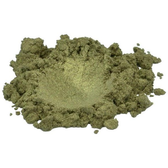 Verdigris gold / green luxury mica colorant pigment powder cosmetic grade 2 oz