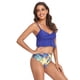 thumbnail image 4 of Traje de baño de dos piezas dividido con volantes para mujer entre padres e hijos Conjunto de bikini con lazo en la parte superior de la cintura alta Fridja  nalpqowj52724, 4 of 6
