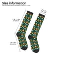 thumbnail image 2 of Xecao Colorful Elephants Print Compression Socks for Both Men And Women for Running, Travel, Flight, Nurse, 2 of 6
