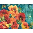 thumbnail image 2 of Tre Sorelle Studios 24x19 Gold Ornate Wood Framed with Double Matting Museum Art Print Titled - Rainbow Garden Landscape, 2 of 4