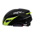 thumbnail image 4 of Casco de bicicleta para mujer y hombre, con visera desmontable y resistencia a los golpes, ajustable. Amarillo, 4 of 9