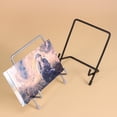 thumbnail image 2 of GOOHOCHY 3PCS Geometric Iron Storage Rack Desktop Organizer Holder for Book Journal Dish (Stand Type), 2 of 8