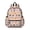 Multicolor Cat Head, variant on Multicolor Cat Head Pink Pattern Backpack for School, Cute School Bag with Adjustable Shoulder Straps and Padded Back, 13.4"x11"x4.7"