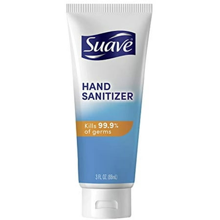 (case of 24) (exp 7.2021) Suave Hand Sanitizer Kills 99.9% of Germs Alcohol Based Antibacterial Hand Sanitizer 3 oz