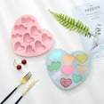 thumbnail image 6 of Valentine's Day Heart Silicone Cake Pan, Nonstick Heart Shaped Mold, Oven Safe Bakeware for Cakes, Brownies, and Desserts, Love Cake Mold Silicone Heart Chocolate Mold Sugar Cake Mold 9-Cup, Pink, 6 of 6
