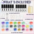 thumbnail image 2 of Kit para hacer esmaltes de uñas JCOOS con 12 botellas y 24 pigmentos, 2 of 8