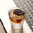 thumbnail image 3 of Taza de café con rayas verticales, vaso transparente sin plomo, 3 tamaños, 3 of 6