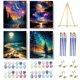 thumbnail image 1 of Art Kit VIGEGU Paint by Numbers de 7,8 x 11,8 pulgadas con caballete, 1 of 6