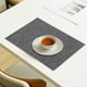 thumbnail image 4 of CaiYueKe Double Sided Heat Insulating Placemat Non Slip Washable Kitchen Dining Table Protector Mat for Home Decor Western Style Wipeable Faux Leather Decorative, 4 of 7