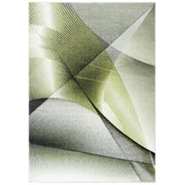 SAFAVIEH Hollywood Celandine Abstract Area Rug, Grey/Green, 2'3" x 4'
