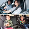 thumbnail image 5 of clips de ajuste para cinturón de seguridad, clip de ABS ajustable y duradero, abrazadera universal para cinturón de seguridad de coche para niños y adultos (negro), 5 of 5