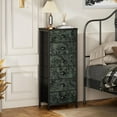 thumbnail image 6 of Vertical Dresser for Bedroom,Tall Storage Tower Unit and Chest with 6 Drawers,Vintage Green Nightstand Furniture with Fabric Drawer Organizer in Dorm, Living Room,Closet,Entryway,Hallyway, 6 of 9