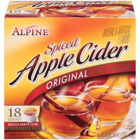 Alpine Sugar Free Spiced Apple Cider Instant Drink Mix 10 0 14 Oz Pouches Walmart Com Walmart Com