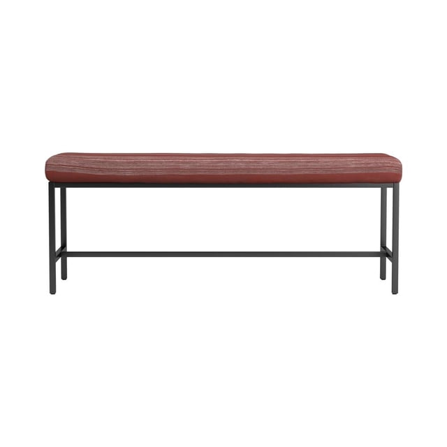 Banca Coaster de metal color rojo