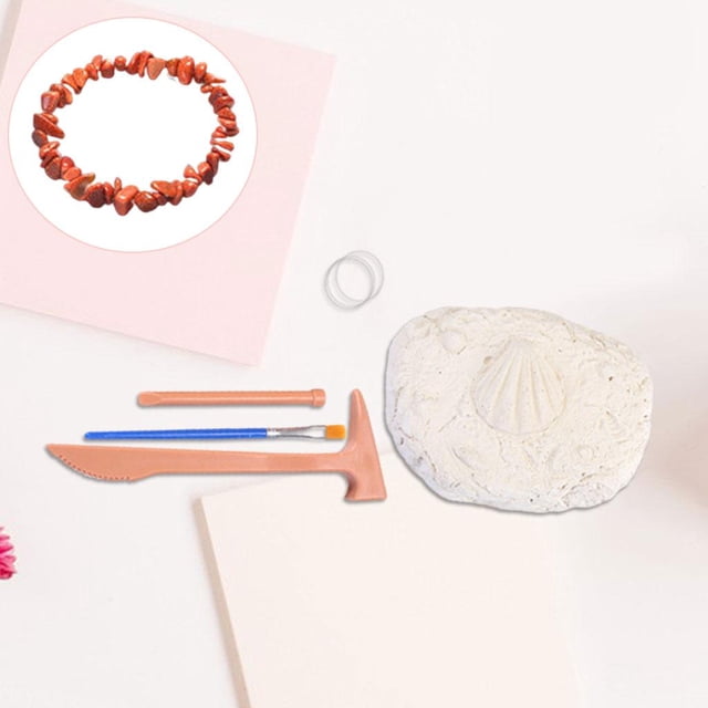de fabricación de pulseras para niña de pulseras de piedras minerales naturales para manualidade joyería, , arqueología, Oro BLESIY Pulseras de niñas