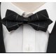 thumbnail image 3 of 9 Men's Bow Tie Business Dress Black White Banquet Bridegroom Wedding (random style), 3 of 5