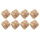 thumbnail image 3 of 8Pcs Country Style Water Woven Napkin Ring, Hand-Woven Straw Napkin Ring, Farmhouse Natural Napkin, 3 of 5